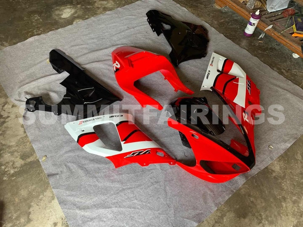 Fairings For Yamaha - YZF1000 R1 00-01 Red and White