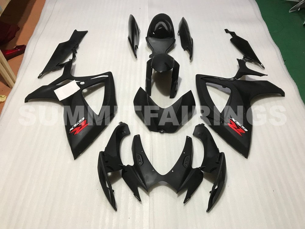 Fairings For Suzuki GSXR 600 750 Black Matte GSXR (2006-2007)