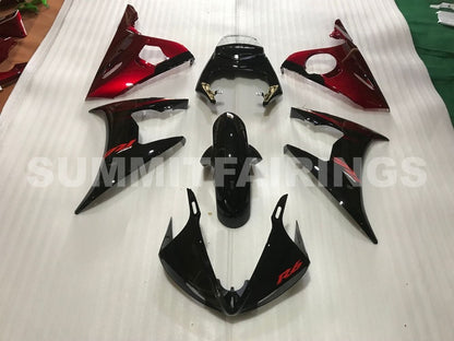 Fairings For Yamaha - YZF-600 R6 2005 Black and Orange