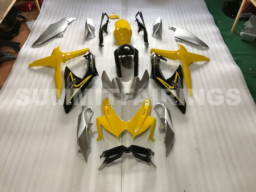 Fairings For Suzuki - GSXR600-750 K8 2008-2010 Yellow
