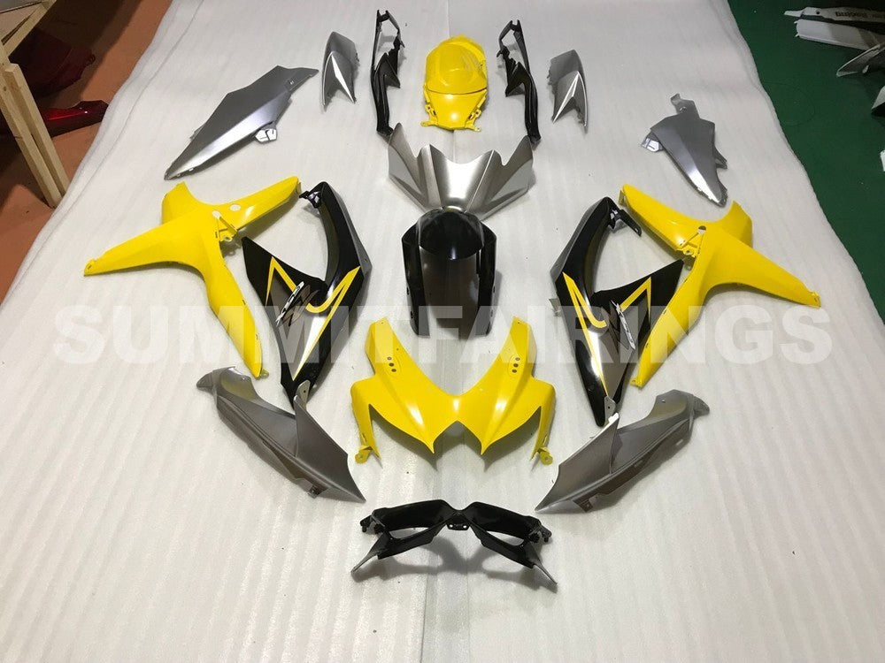 Fairings For Suzuki - GSXR600-750 K8 2008-2010 Yellow