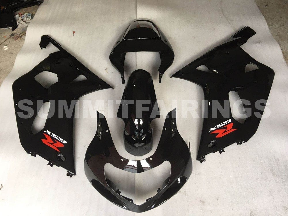 Fairings For Suzuki GSXR 600 Black Suzuki GSXR (2001-2003)