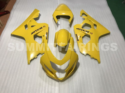 Fairings For Suzuki GSXR 600 750 (2004-2005) Yellow Blue