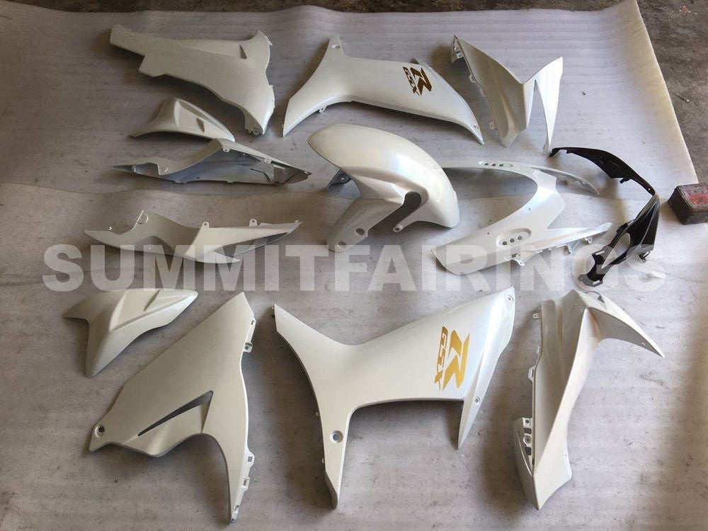 Fairings For Suzuki GSX-R600 / 750, 2011-2021 - Pearl White & Black