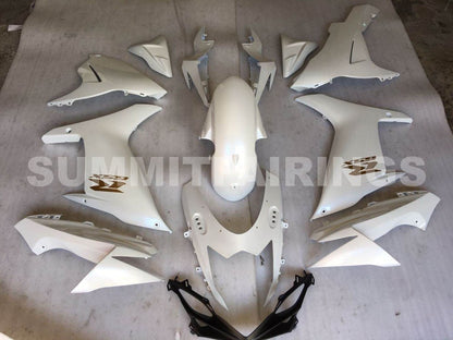 Fairings For Suzuki GSX-R600 / 750, 2011-2021 - Pearl White & Black