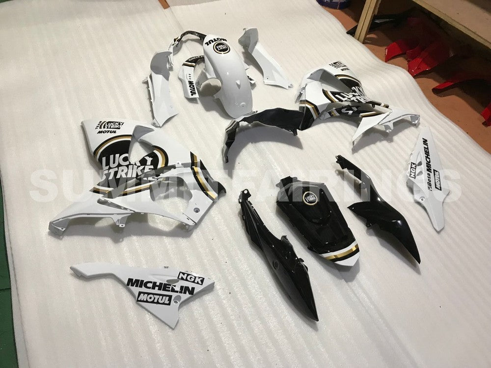 Fairings For Suzuki GSXR 1000 White Black Gold (2009-2016)