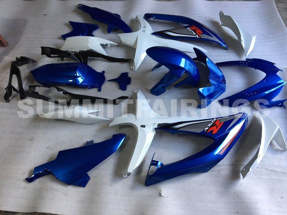 Fairings For Suzuki - GSXR600-750 K8 2008-2010 Blue White 2
