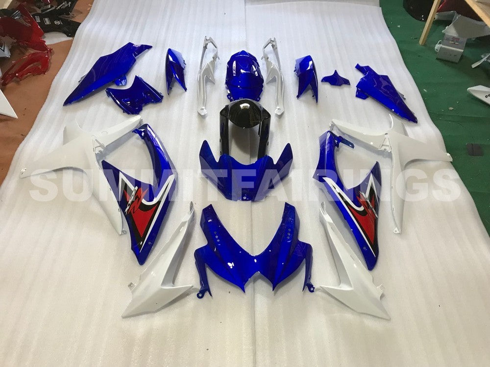 Fairings For Suzuki GSX-R600 / 750, 2008-2010 - Blue & White