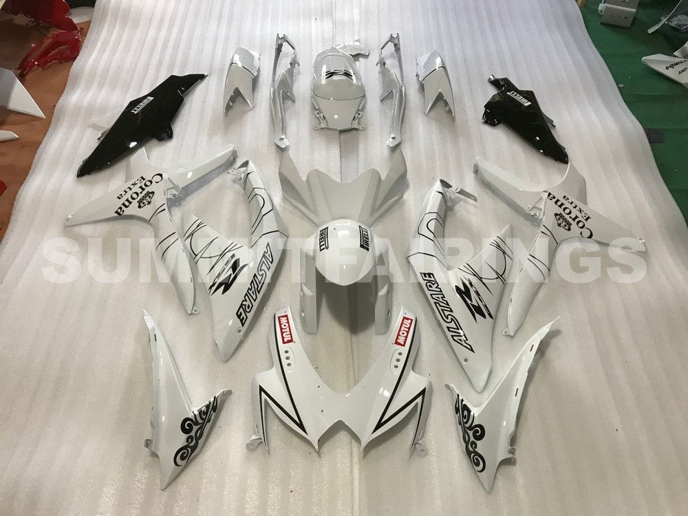 Fairings For Suzuki GSXR 600 750 (2008-2010) Black White