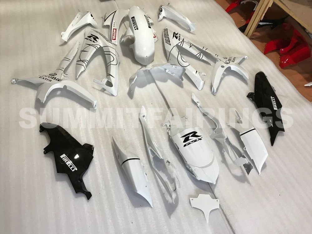 Fairings For Suzuki GSXR 600 750 (2008-2010) Black White