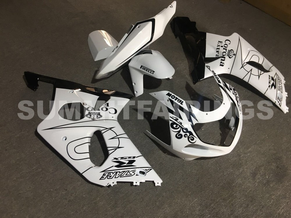 Fairings For Suzuki GSXR 1000 White & Black Corona (2000-2002)