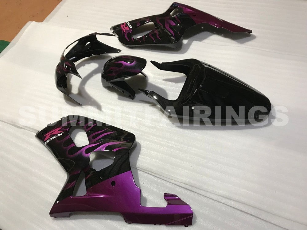 Fairings For Suzuki - GSXR600-750 K1 2001-2003 Flame Purple