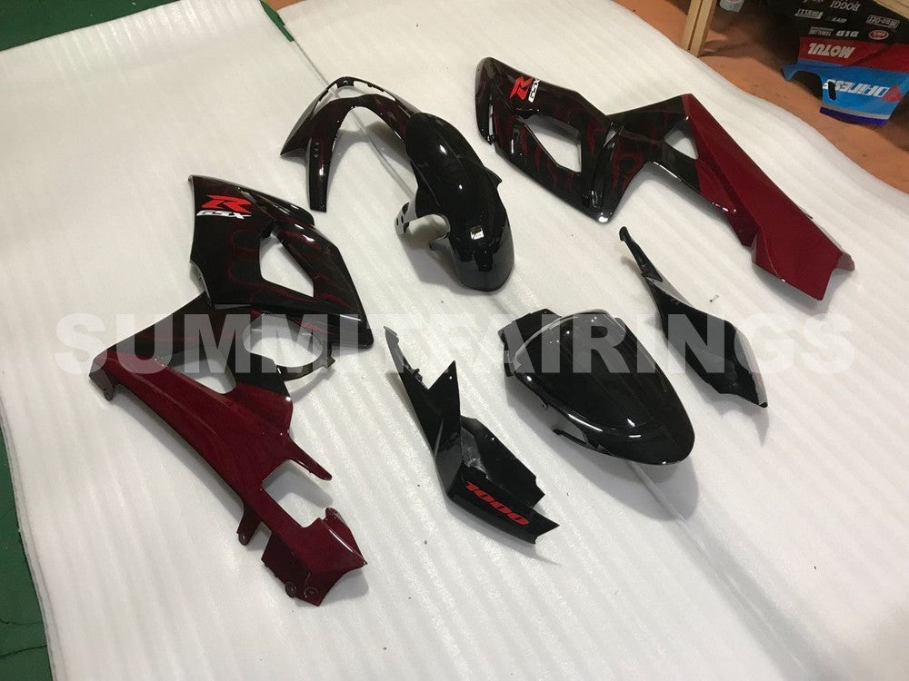 Fairings For Suzuki GSX-R1000, 2005-2006 - Red Flame