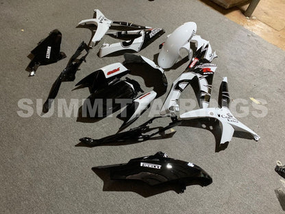 Fairings For Suzuki GSXR 600 750 Black White Alstare Corona (2008-2009-2010)