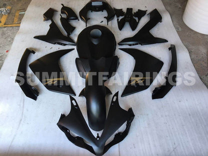 Fairings For Yamaha YZF-R1 Black Matte & Gold R1 (2007-2008)