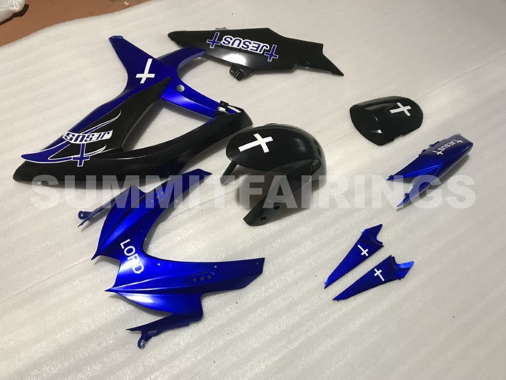 Fairings For Suzuki GSXR 600 750 Blue Black GSXR (2008-2009-2010)