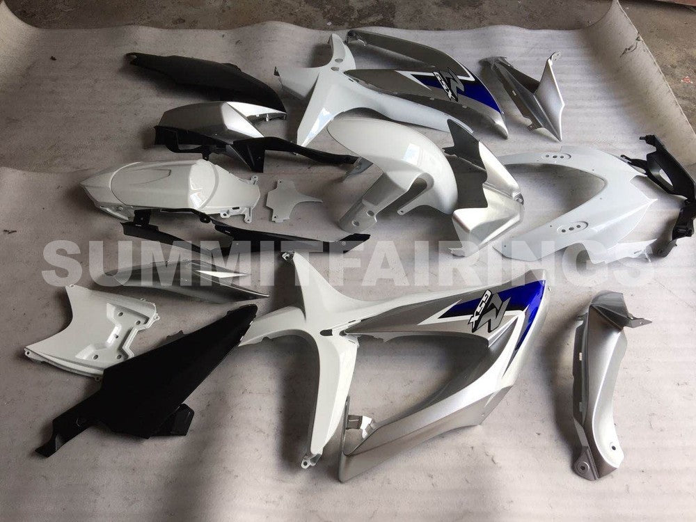 Fairings For Suzuki - GSXR600-750 K8 2008-2010 Silver