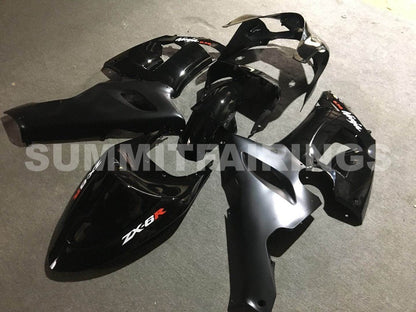 Fairings For Kawasaki ZX6R 636 Black ZX6R (2005-2006)