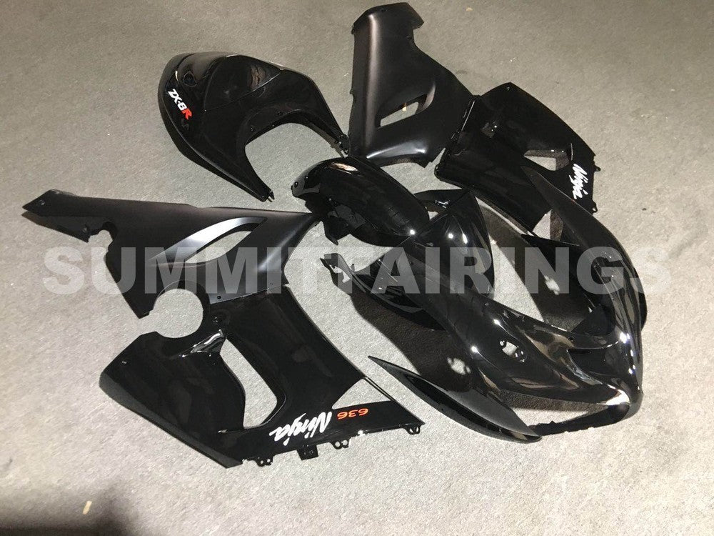 Fairings For Kawasaki ZX6R 636 Black ZX6R (2005-2006)