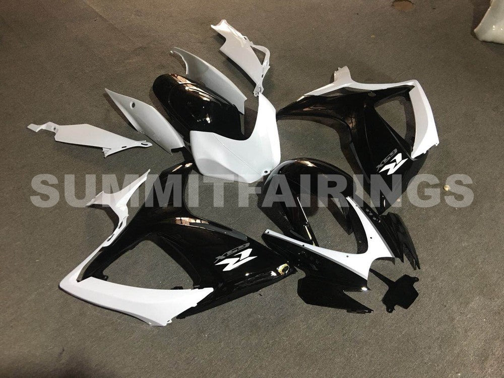 Fairings For Suzuki GSXR 600 750 Black & White GSXR (2006-2007)