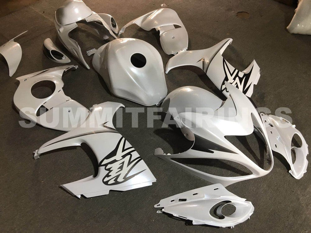 Fairings For Suzuki - GSXR1300 Hayabusa 2008-2020 Pearl White Black