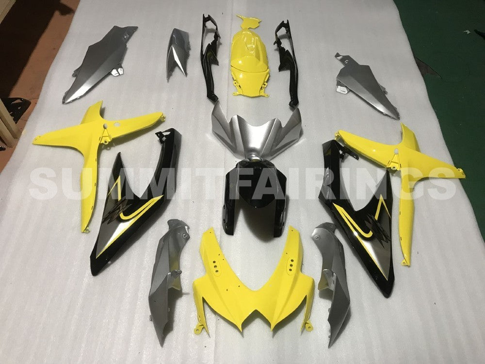 Fairings For Suzuki - GSXR600-750 K8 2008-2010 Yellow