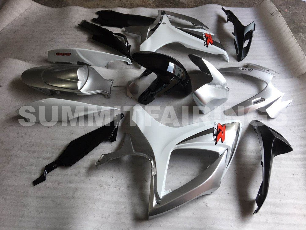 Fairings For Suzuki - GSXR600-750 K6 06-07 White Silver