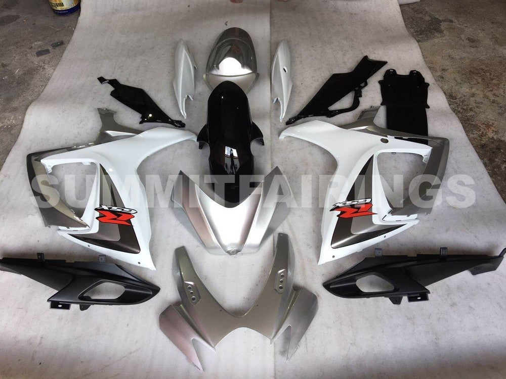 Fairings For Suzuki - GSXR600-750 K6 06-07 White Silver
