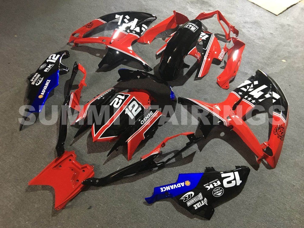 Fairings For Suzuki GSX-R600 / 750, 2008-2010 - Red & Black Denso