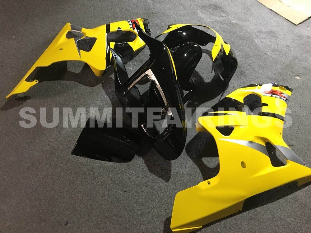 Fairings For Suzuki - GSXR600-750 K1 2001-2003 Yellow Black Silver