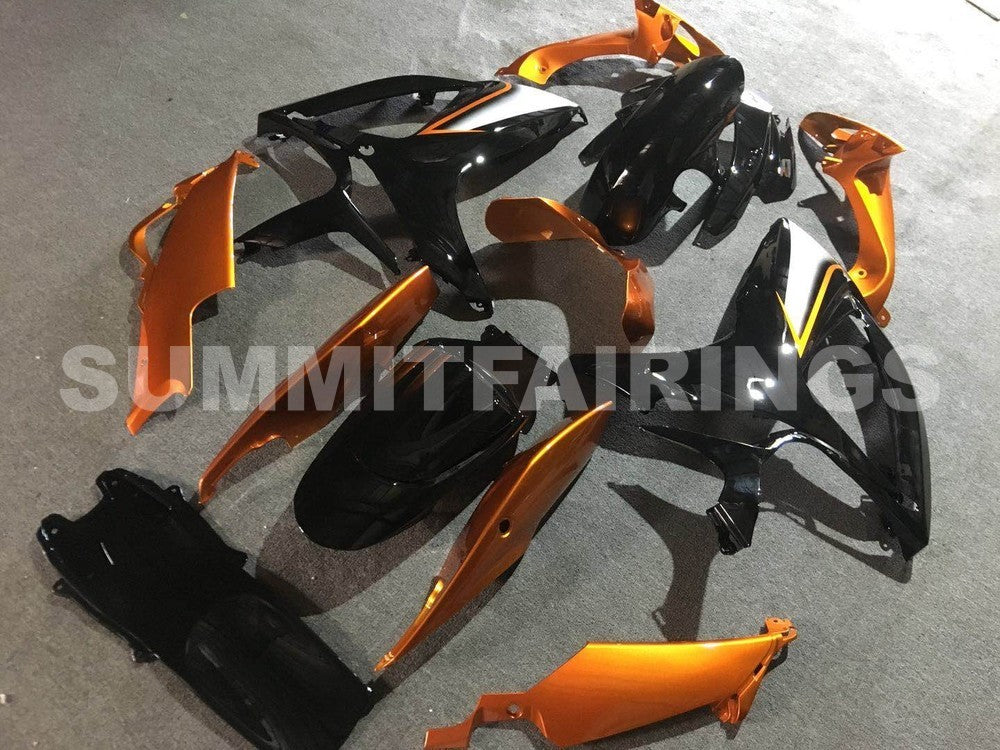 Fairings For Suzuki GSX-R600 / 750, 2006-2007 - Gloss Black & Orange