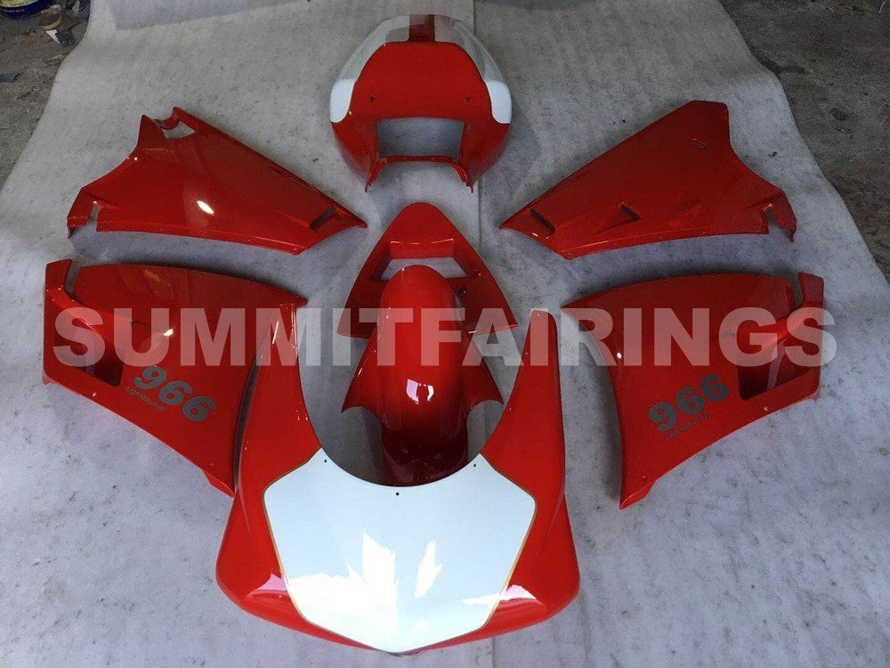 Fairings For Ducati - 996/748 1994-2002 White Red