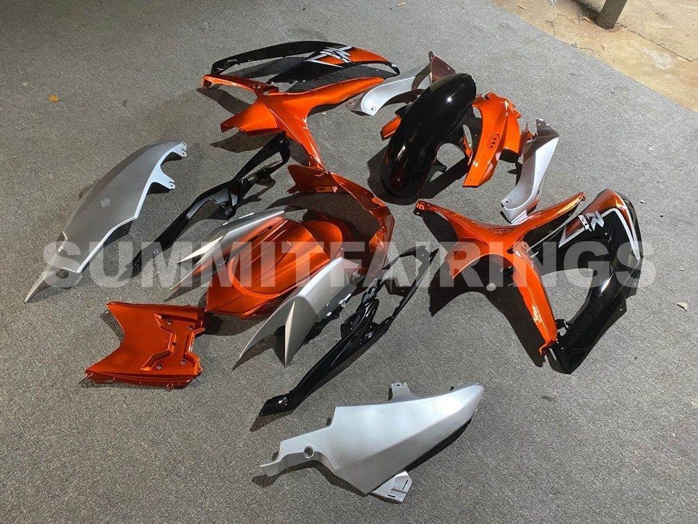 Fairings For Suzuki GSX-R600 / 750, 2008-2010 - Silver & Orange 3