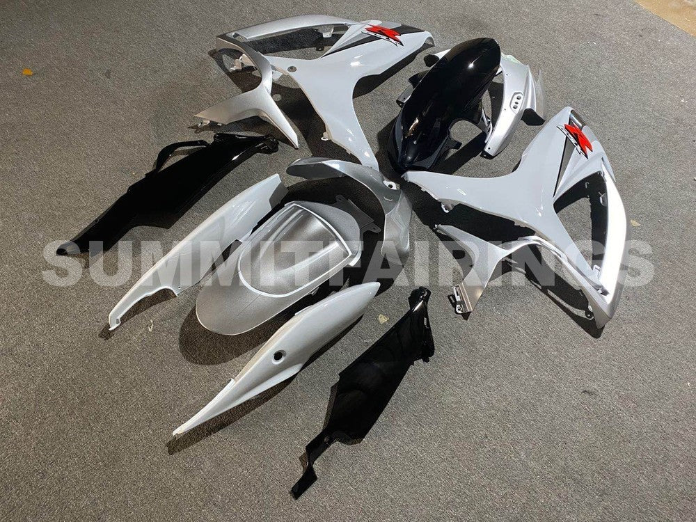 Fairings For Suzuki - GSXR600-750 K6 06-07 White Silver