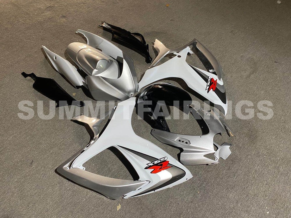 Fairings For Suzuki - GSXR600-750 K6 06-07 White Silver