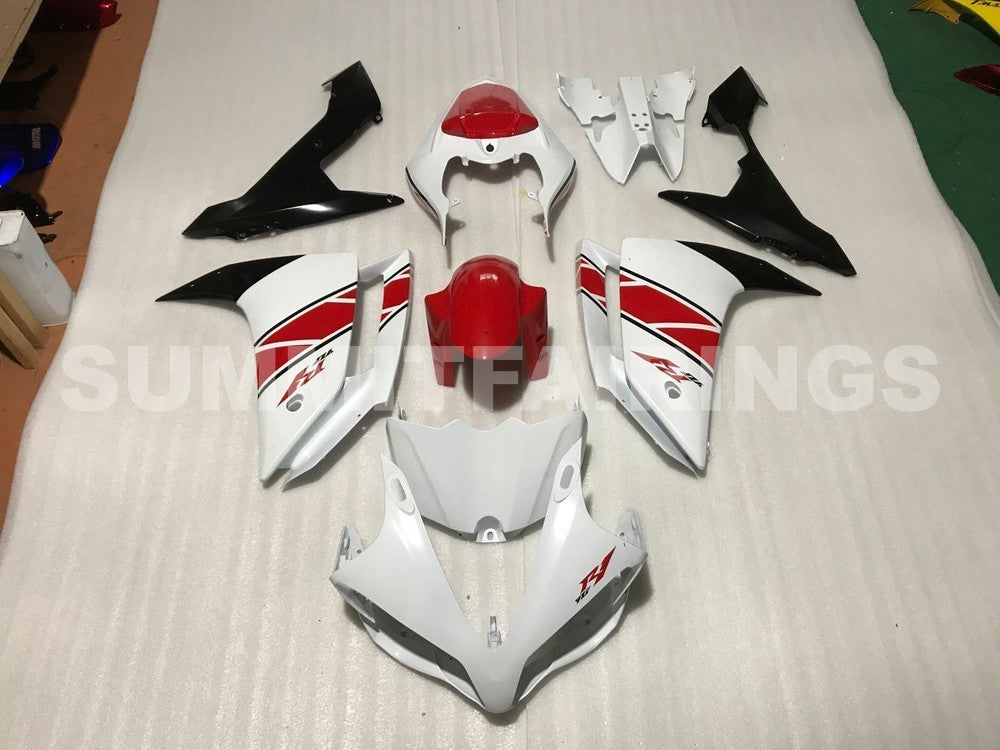 Fairings For Yamaha - YZF1000 R1 07-08 Black and Red
