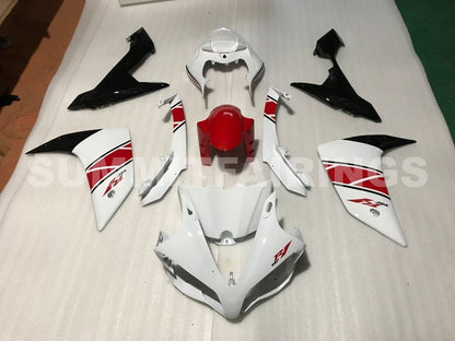 Fairings For Yamaha - YZF1000 R1 07-08 Black and Red