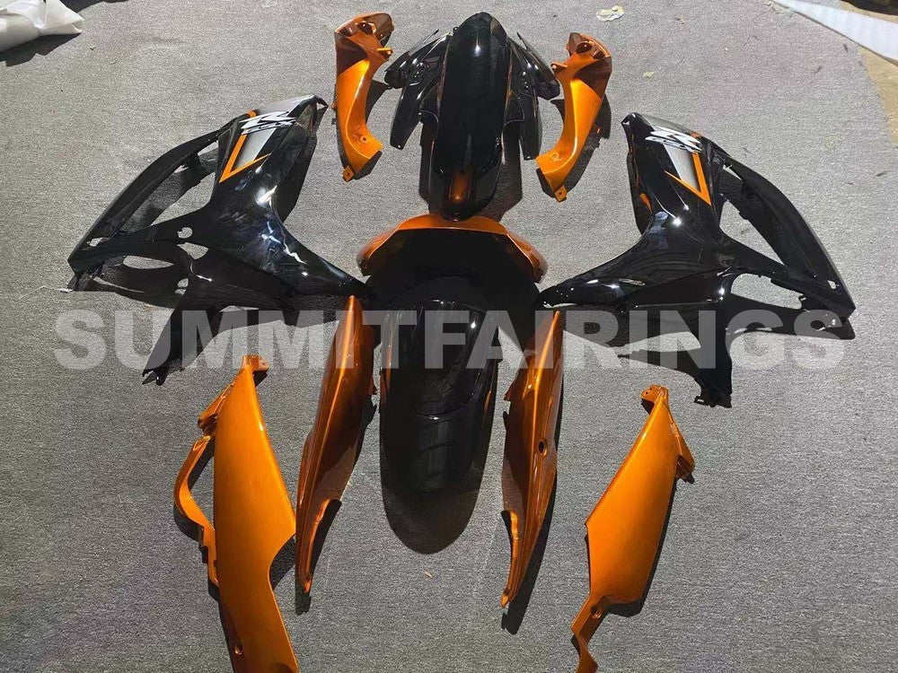 Fairings For Suzuki GSX-R600 / 750, 2006-2007 - Gloss Black & Orange