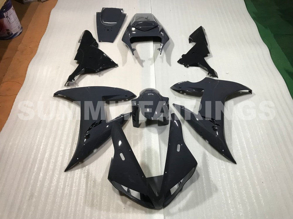 Fairings For Yamaha - YZF1000 R1 02-03 Matte Black Gloss Black