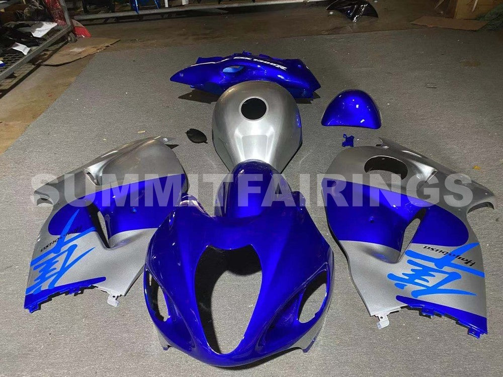 Fairings For Suzuki - GSXR1300 1996-2007 Silver and Blue