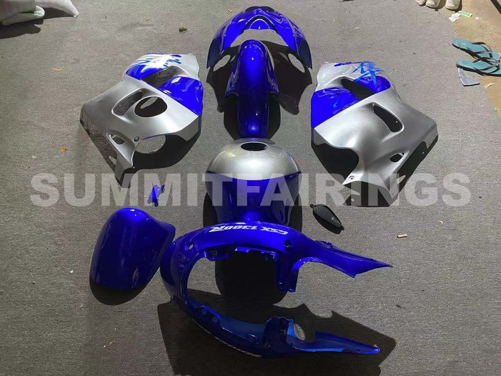 Fairings For Suzuki - GSXR1300 1996-2007 Silver and Blue