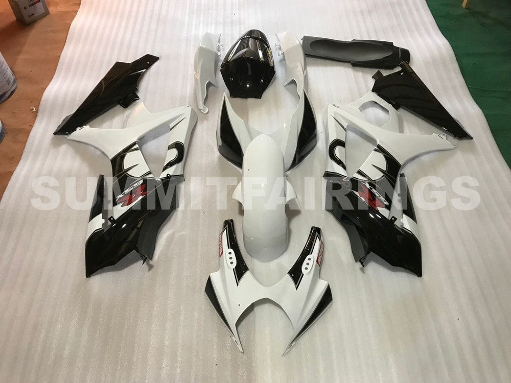 Fairings For Suzuki GSXR 1000 Black & White GSXR (2007-2008)