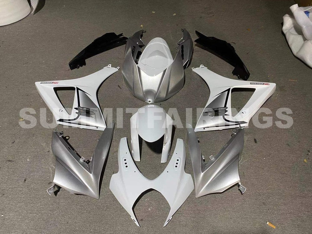 Fairings For Suzuki GSXR1000 K7 (2007-2008) Silver White