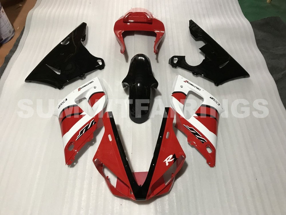 Fairings For Yamaha - YZF1000 R1 00-01 Red and White
