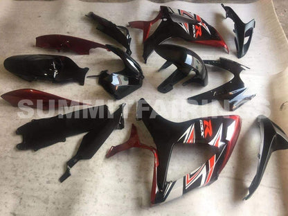 Fairings For Suzuki - GSXR600-750 K6 06-07 Black and Red