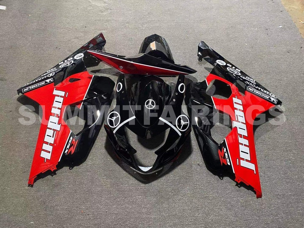 Fairings For Suzuki GSXR 600 750 (2004-2005) Black Red