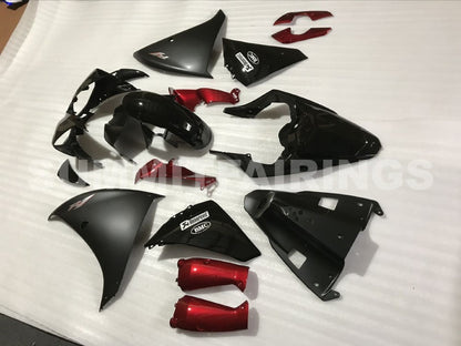 Fairings For Yamaha R1, 2009-2012 - Matte Black Gloss Black
