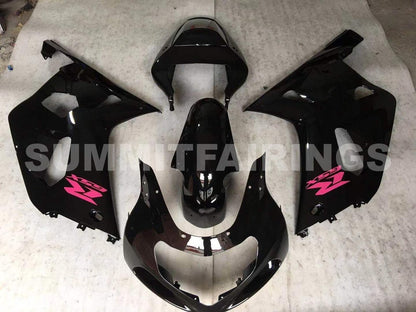 Fairings For Suzuki - GSXR600-750 K1 2001-2003 Black and white