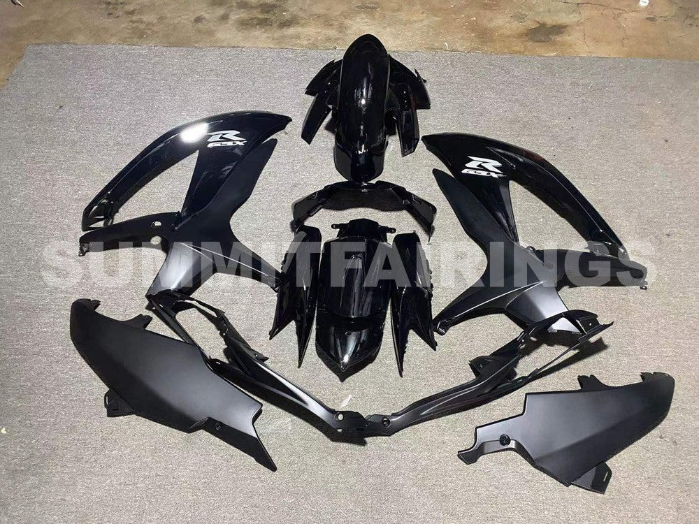 Fairings For Suzuki - GSXR600-750 K8 2008-2010 Matt Black Gloss Black