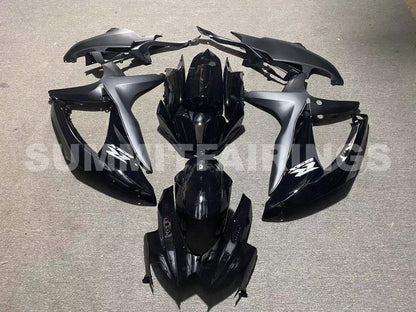 Fairings For Suzuki - GSXR600-750 K8 2008-2010 Matt Black Gloss Black
